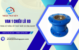 Ứng dụng van 1 chiều lò xo trong hệ thống cấp thoát nước và công nghiệp