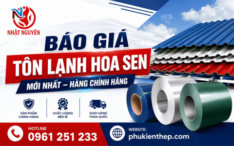 Báo giá tôn lạnh Hoa Sen mới nhất – Hàng chính hãng