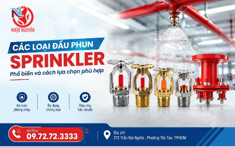 Cách lựa chọn đầu phun Sprinkler phù hợp