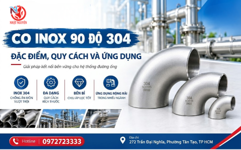 Co Inox 90 Độ 304: Đặc Điểm, Quy Cách Và Ứng Dụng