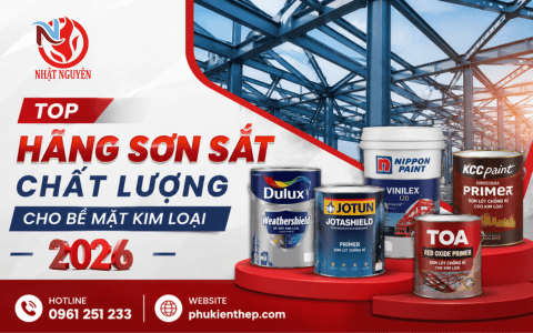Top hãng sơn sắt chất lượng cho bề mặt kim loại 2026