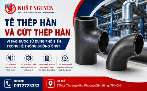 Tê Thép Hàn Và Cút Thép Hàn: Vì Sao Được Sử Dụng Phổ Biến Trong Hệ Thống Đường Ống