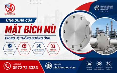 Ứng dụng của mặt bích mù trong hệ thống đường ống