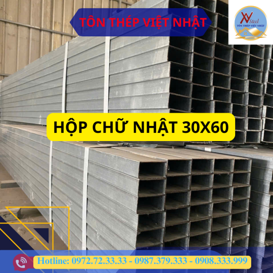 THÉP HỘP 30X60