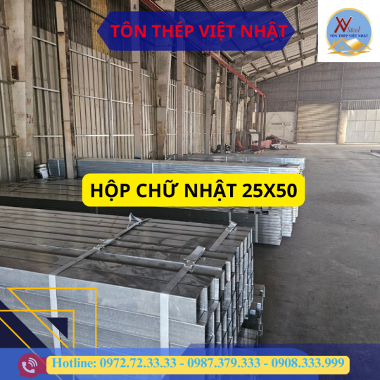 THÉP HỘP 25X50