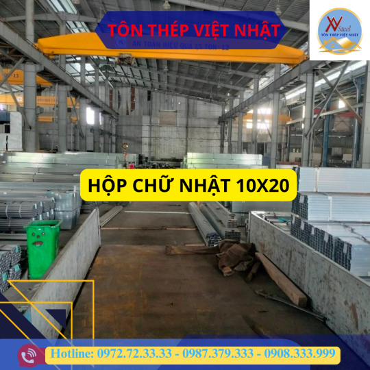 THÉP HỘP 10X20