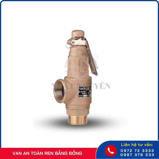 Van an toàn ren bằng đồng