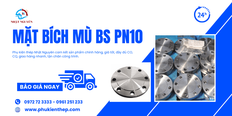 Mặt bích mù BSS PN10 giá tốt