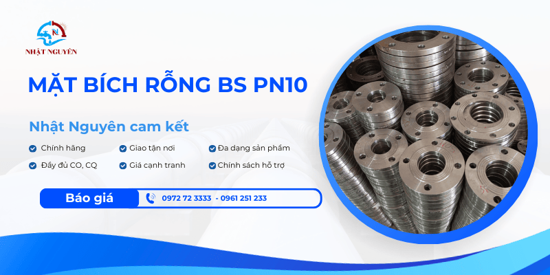 Mặt bích rỗng bs pn10 giá cực tốt