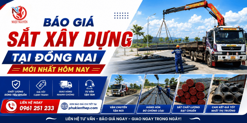 báo giá sắt xây dựng chính hãng giá tốt