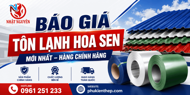 Báo giá tôn Hoa Sen chính hãng giá tốt