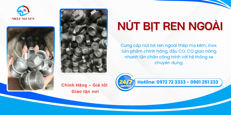 Nút bịt ren ngoài giá cực tốt