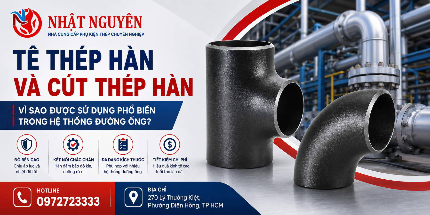 tê thép hàn