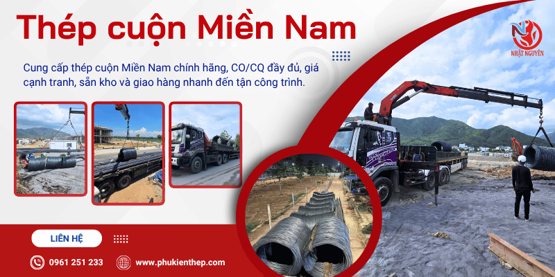 Thép cuộn Miền Nam chính hãng giá tốt