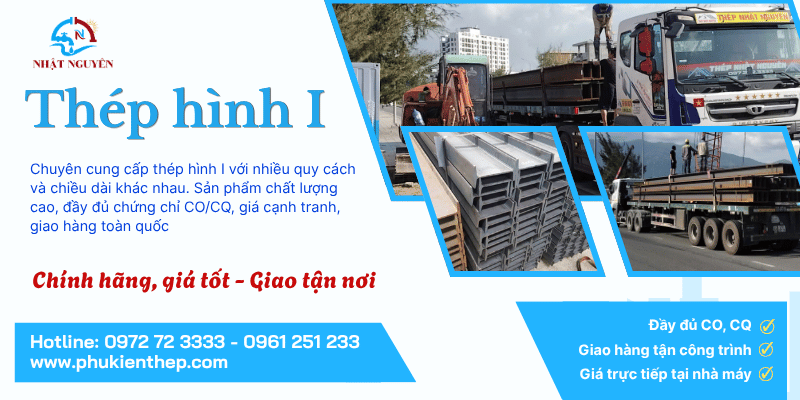 Thép hình I chính hãng giá tốt