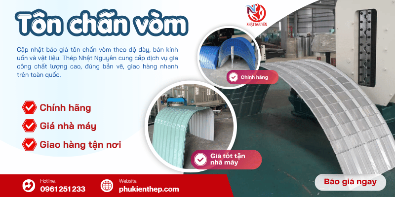 tôn chấn vò chính hãng giá tốt