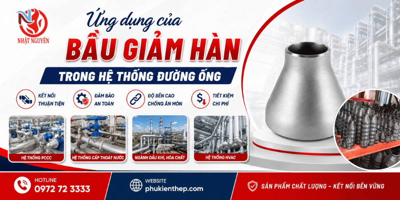 ứng dụng bầu giảm hàn trong hệ thống đường ống