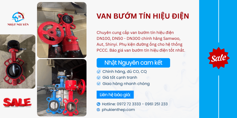 Van bướm tín hiệu điện chính hãng giá cực tốt