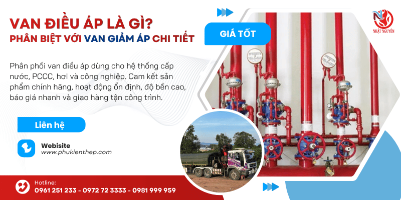 Van điều áp chính hãng giá tốt