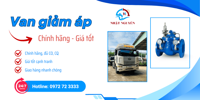 Van giảm áp chính hãng giá tốt